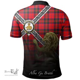 Scottish MacGillivray Modern Clan Crest Tartan Polo Shirt - Celtic with Scotland Lion, Tartan Plaid Polo Shirt Scottish Plaid Tartan Plaid - ScotsTee - scotstee.com