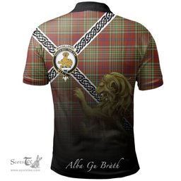 Scottish MacGillivray Hunting Ancient Clan Crest Tartan Polo Shirt - Celtic with Scotland Lion, Tartan Plaid Polo Shirt Scottish Plaid Tartan Plaid - ScotsTee - scotstee.com