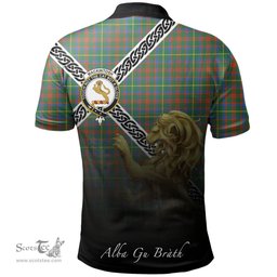 Scottish MacKintosh Hunting Ancient Clan Crest Tartan Polo Shirt - Celtic with Scotland Lion, Tartan Plaid Polo Shirt Scottish Plaid Tartan Plaid - ScotsTee - scotstee.com