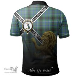 Scottish MacInnes Ancient Clan Crest Tartan Polo Shirt - Celtic with Scotland Lion, Tartan Plaid Polo Shirt Scottish Plaid Tartan Plaid - ScotsTee - scotstee.com