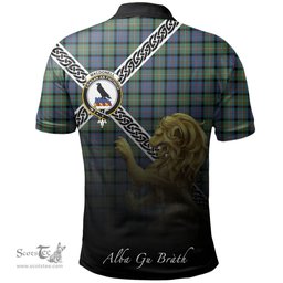 Scottish MacDonnell of Glengarry Ancient Clan Crest Tartan Polo Shirt - Celtic with Scotland Lion, Tartan Plaid Polo Shirt Scottish Plaid Tartan Plaid - ScotsTee - scotstee.com