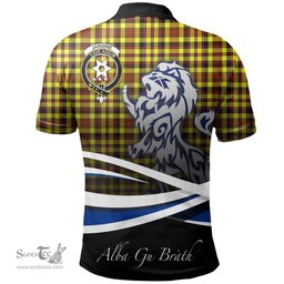 Scottish Jardine Clan Crest Tartan Polo Shirt - Blue Scotland Lion, Tartan Plaid Polo Shirt Scottish Plaid Tartan Plaid - ScotsTee - scotstee.com