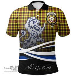 Scottish Jardine Clan Crest Tartan Polo Shirt - Blue Scotland Lion, Tartan Plaid Polo Shirt Scottish Plaid Tartan Plaid - ScotsTee - scotstee.com