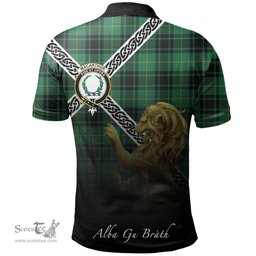 Scottish MacArthur Ancient Clan Crest Tartan Polo Shirt - Celtic with Scotland Lion, Tartan Plaid Polo Shirt Scottish Plaid Tartan Plaid - ScotsTee - scotstee.com