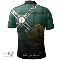 Scottish Henderson Ancient Clan Crest Tartan Polo Shirt - Celtic with Scotland Lion, Tartan Plaid Polo Shirt Scottish Plaid Tartan Plaid - ScotsTee - scotstee.com