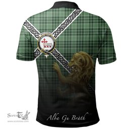 Scottish MacDonald Lord of the Isles Hunting Clan Crest Tartan Polo Shirt - Celtic with Scotland Lion, Tartan Plaid Polo Shirt Scottish Plaid Tartan Plaid - ScotsTee - scotstee.com
