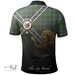 Scottish MacKinnon Hunting Ancient Clan Crest Tartan Polo Shirt - Celtic with Scotland Lion, Tartan Plaid Polo Shirt Scottish Plaid Tartan Plaid - ScotsTee - scotstee.com