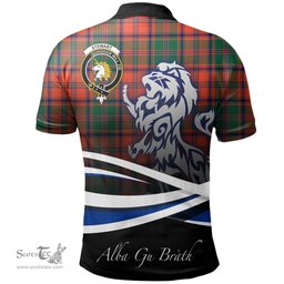 Scottish Stewart of Appin Ancient Clan Crest Tartan Polo Shirt - Blue Scotland Lion, Tartan Plaid Polo Shirt Scottish Plaid Tartan Plaid - ScotsTee - scotstee.com
