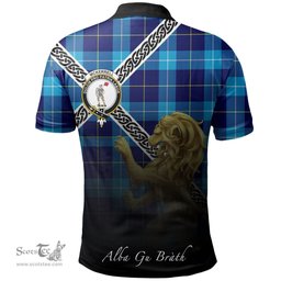Scottish McKerrell Clan Crest Tartan Polo Shirt - Celtic with Scotland Lion, Tartan Plaid Polo Shirt Scottish Plaid Tartan Plaid - ScotsTee - scotstee.com