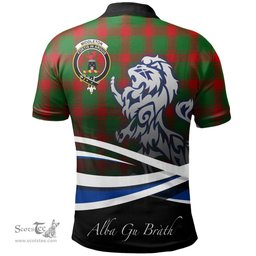 Scottish Middleton Modern Clan Crest Tartan Polo Shirt - Blue Scotland Lion, Tartan Plaid Polo Shirt Scottish Plaid Tartan Plaid - ScotsTee - scotstee.com