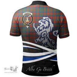 Scottish Matheson Ancient Clan Crest Tartan Polo Shirt - Blue Scotland Lion, Tartan Plaid Polo Shirt Scottish Plaid Tartan Plaid - ScotsTee - scotstee.com