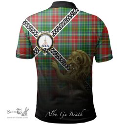 Scottish Muirhead Clan Crest Tartan Polo Shirt - Celtic with Scotland Lion, Tartan Plaid Polo Shirt Scottish Plaid Tartan Plaid - ScotsTee - scotstee.com