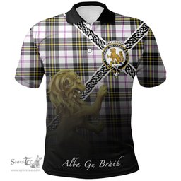 Scottish MacPherson Dress Modern Clan Crest Tartan Polo Shirt - Celtic with Scotland Lion, Tartan Plaid Polo Shirt Scottish Plaid Tartan Plaid - ScotsTee - scotstee.com