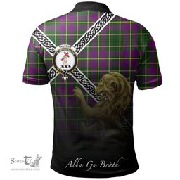 Scottish Tailyour Clan Crest Tartan Polo Shirt - Celtic with Scotland Lion, Tartan Plaid Polo Shirt Scottish Plaid Tartan Plaid - ScotsTee - scotstee.com