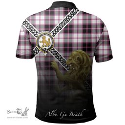 Scottish MacPherson Hunting Modern Clan Crest Tartan Polo Shirt - Celtic with Scotland Lion, Tartan Plaid Polo Shirt Scottish Plaid Tartan Plaid - ScotsTee - scotstee.com