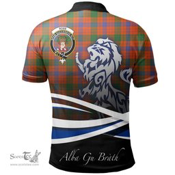 Scottish Ross Ancient Clan Crest Tartan Polo Shirt - Blue Scotland Lion, Tartan Plaid Polo Shirt Scottish Plaid Tartan Plaid - ScotsTee - scotstee.com