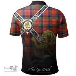 Scottish Nicolson Ancient Clan Crest Tartan Polo Shirt - Celtic with Scotland Lion, Tartan Plaid Polo Shirt Scottish Plaid Tartan Plaid - ScotsTee - scotstee.com