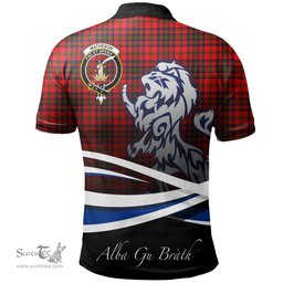 Scottish Matheson Modern Clan Crest Tartan Polo Shirt - Blue Scotland Lion, Tartan Plaid Polo Shirt Scottish Plaid Tartan Plaid - ScotsTee - scotstee.com