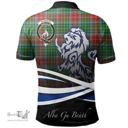 Scottish Muirhead Clan Crest Tartan Polo Shirt - Blue Scotland Lion, Tartan Plaid Polo Shirt Scottish Plaid Tartan Plaid - ScotsTee - scotstee.com