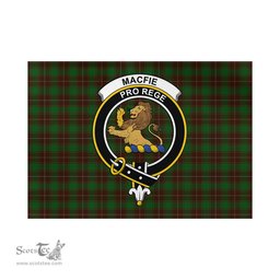 Scottish MacFie Hunting Tartan Flag with Family Crest - Tartan Garden Flag Scottish Plaid Tartan Plaid - ScotsTee - scotstee.com