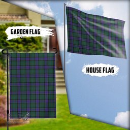 Scottish Sinclair Hunting Modern Tartan Flag - Tartan Garden Flag Scottish Plaid Tartan Plaid - ScotsTee - scotstee.com