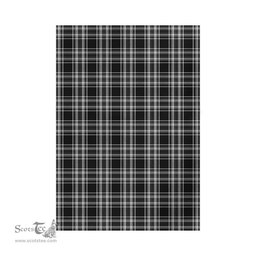 Scottish Stewart Black and White Tartan Flag - Tartan Garden Flag Scottish Plaid Tartan Plaid - ScotsTee - scotstee.com
