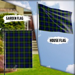 Scottish Gunn Modern Tartan Flag - Tartan Garden Flag Scottish Plaid Tartan Plaid - ScotsTee - scotstee.com