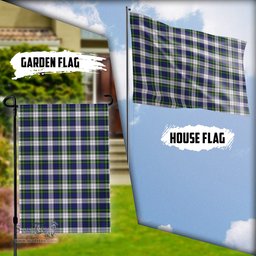 Scottish Gordon Dress Modern Tartan Flag - Tartan Garden Flag Scottish Plaid Tartan Plaid - ScotsTee - scotstee.com