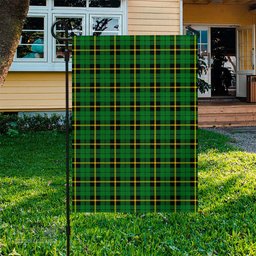 Scottish Wallace Hunting Green Tartan Flag - Tartan Garden Flag Scottish Plaid Tartan Plaid - ScotsTee - scotstee.com