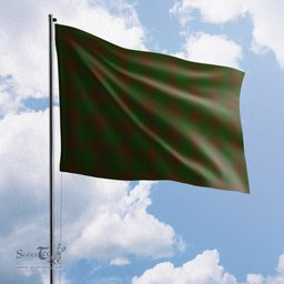 Scottish MacAlister of Glenbarr Hunting Tartan Flag - Tartan Garden Flag Scottish Plaid Tartan Plaid - ScotsTee - scotstee.com