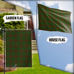 Scottish MacAlister of Glenbarr Hunting Tartan Flag - Tartan Garden Flag Scottish Plaid Tartan Plaid - ScotsTee - scotstee.com