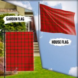Scottish MacDonell of Keppoch Modern Tartan Flag - Tartan Garden Flag Scottish Plaid Tartan Plaid - ScotsTee - scotstee.com