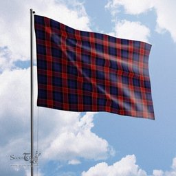 Scottish Graham of Menteith Red Tartan Flag - Tartan Garden Flag Scottish Plaid Tartan Plaid - ScotsTee - scotstee.com