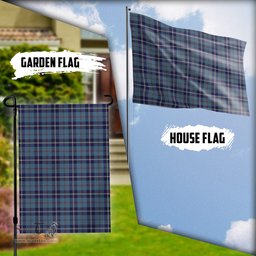 Scottish MacRaes of America Tartan Flag - Tartan Garden Flag Scottish Plaid Tartan Plaid - ScotsTee - scotstee.com