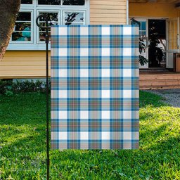 Scottish Stewart Muted Blue Tartan Flag - Tartan Garden Flag Scottish Plaid Tartan Plaid - ScotsTee - scotstee.com