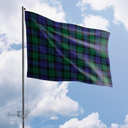 Scottish Black Watch Modern Tartan Flag - Tartan Garden Flag Scottish Plaid Tartan Plaid - ScotsTee - scotstee.com