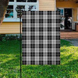 Scottish Erskine Black and White Tartan Flag - Tartan Garden Flag Scottish Plaid Tartan Plaid - ScotsTee - scotstee.com