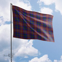 Scottish Chisholm Hunting Modern Tartan Flag - Tartan Garden Flag Scottish Plaid Tartan Plaid - ScotsTee - scotstee.com