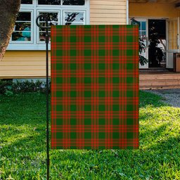Scottish Menzies Green Modern Tartan Flag - Tartan Garden Flag Scottish Plaid Tartan Plaid - ScotsTee - scotstee.com