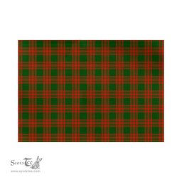 Scottish Menzies Green Modern Tartan Flag - Tartan Garden Flag Scottish Plaid Tartan Plaid - ScotsTee - scotstee.com