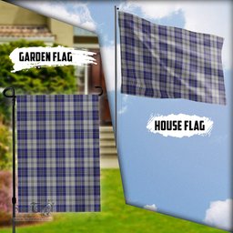 Scottish MacPherson Dress Blue Tartan Flag - Tartan Garden Flag Scottish Plaid Tartan Plaid - ScotsTee - scotstee.com