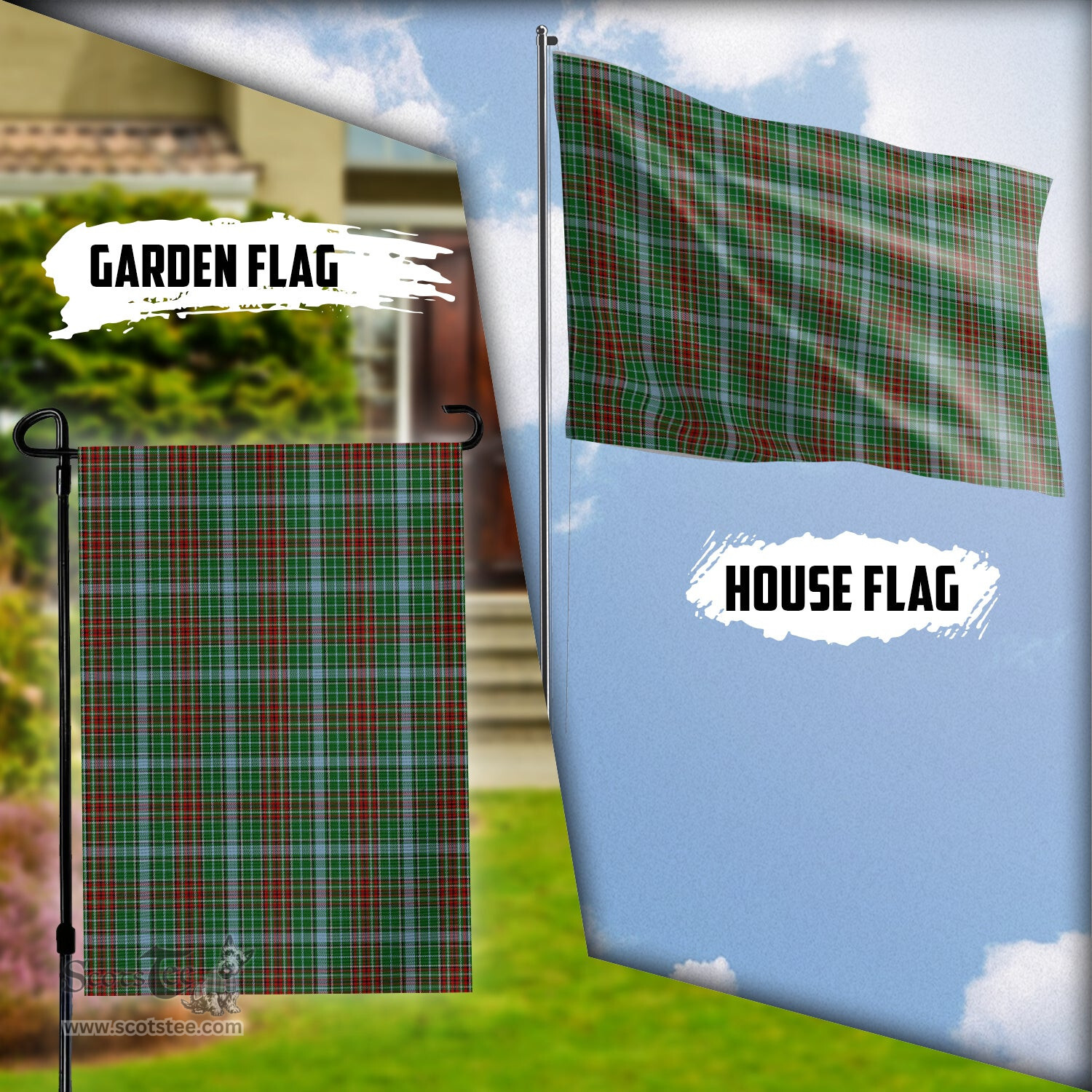 Scottish Gayre Tartan Flag - Tartan Garden Flag Scottish Plaid Tartan Plaid - ScotsTee - scotstee.com