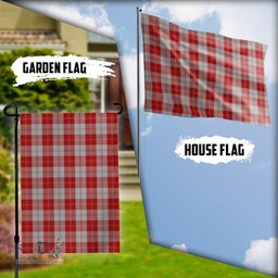 Scottish Erskine Red Tartan Flag - Tartan Garden Flag Scottish Plaid Tartan Plaid - ScotsTee - scotstee.com