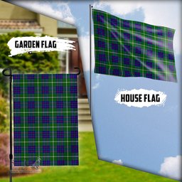 Scottish MacIntyre Hunting Modern Tartan Flag - Tartan Garden Flag Scottish Plaid Tartan Plaid - ScotsTee - scotstee.com