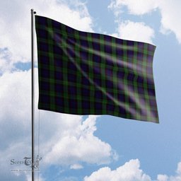 Scottish Nicolson Green Hunting Tartan Flag - Tartan Garden Flag Scottish Plaid Tartan Plaid - ScotsTee - scotstee.com