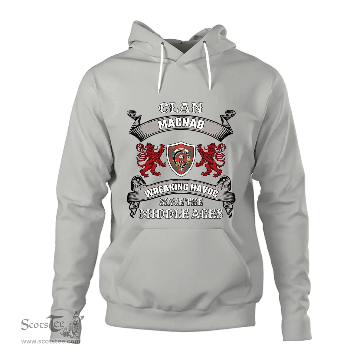 Scottish MacNab Tartan - Hoodie 2D Scottish Plaid Tartan Plaid