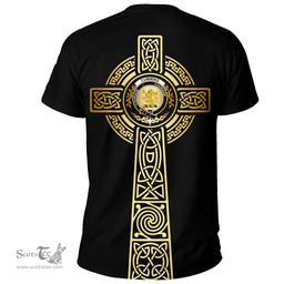 Scottish Cumming Clan Tartan T-shirt - Celtic Tree Of Life Style Scottish Plaid Tartan Plaid