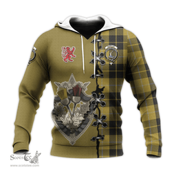 Scottish Barclay Dress Clan Tartan Hoodie - Lion Rampant And Celtic Thistle Style Scottish Plaid Tartan Plaid