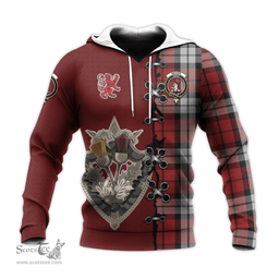 Scottish Brodie Dress Clan Tartan Hoodie - Lion Rampant And Celtic Thistle Style Scottish Plaid Tartan Plaid