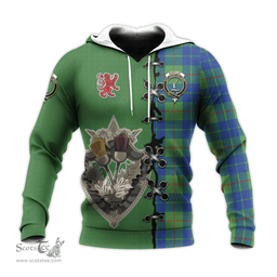 Scottish Barclay Hunting Ancient Clan Tartan Hoodie - Lion Rampant And Celtic Thistle Style Scottish Plaid Tartan Plaid
